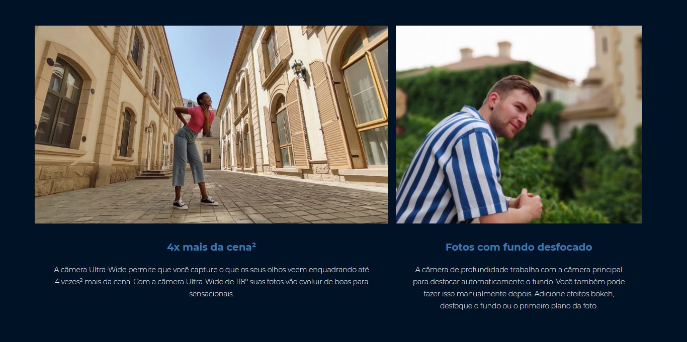 Smartphone Motorola One Fusion 64GB Dual Chip Câmera 48MP + 8 MP + 5 MP + 2 MP Tela 6,5